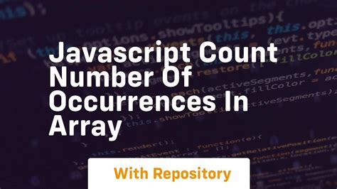 Javascript Count Number Of Occurrences In Object