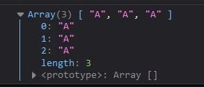 javascript create array with values 1 to n
