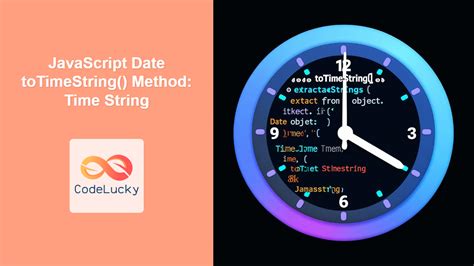 javascript date to string format time only
