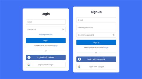 Javascript Email Login