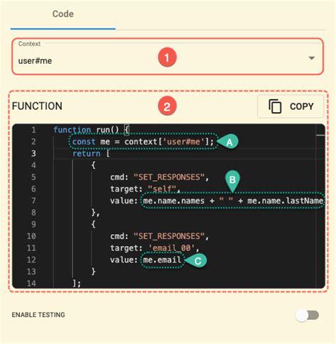 javascript embedded code editor