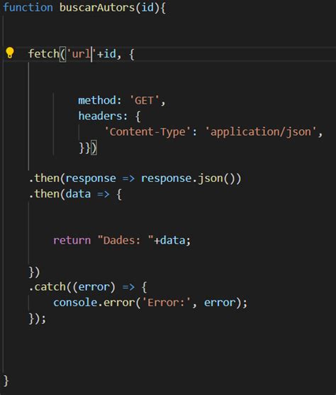 javascript fetch function return value