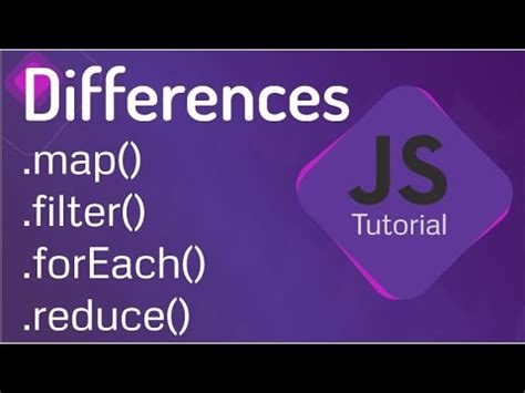 Javascript Filter Vs Foreach