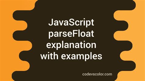 Javascript Float Literal