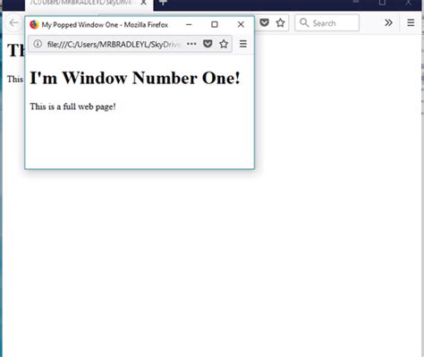 Javascript Float Window