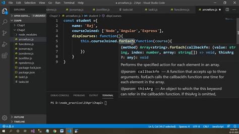 javascript foreach arrow function