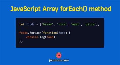 javascript foreach example