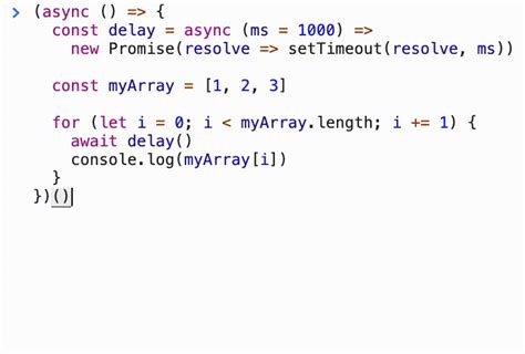 javascript foreach loop async