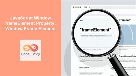 Javascript Frame Element