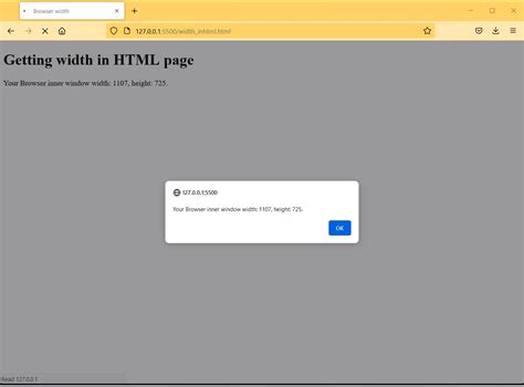 javascript get browser width