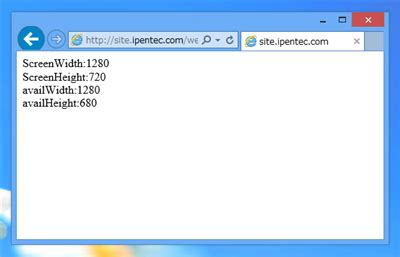 javascript get screen resolution dpi