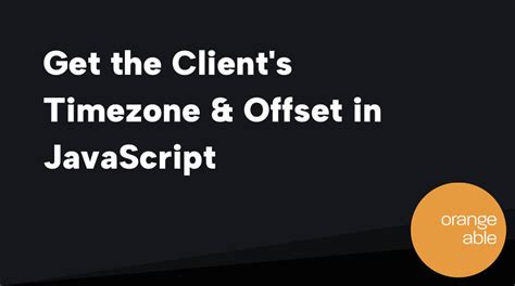javascript get timezone offset in hours