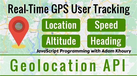 Javascript Gps Api