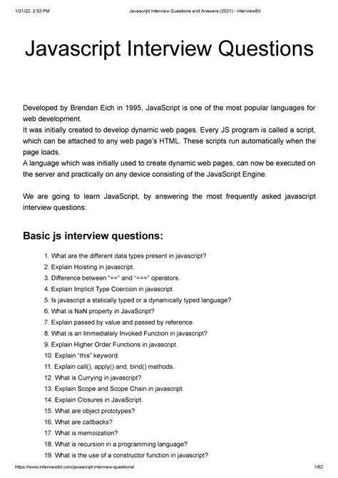 javascript interview questions ru