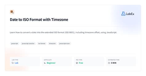 javascript iso date format with timezone