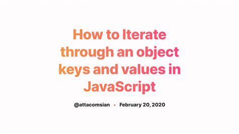 javascript iterate over values in array