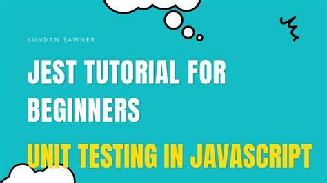 javascript jest tutorial