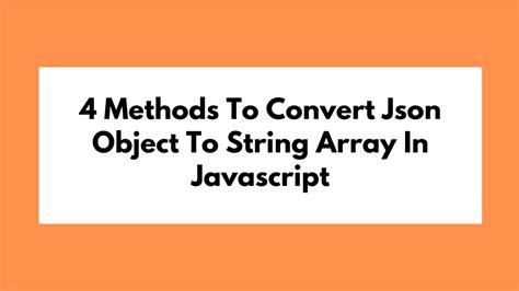 javascript json array to string