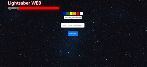 Javascript Lightsaber