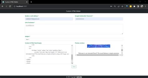 Javascript Mailer Script