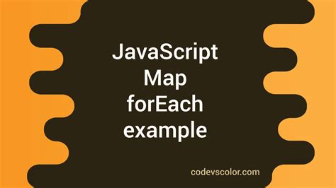 javascript map foreach example