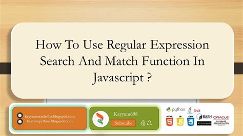 Javascript Match Expression