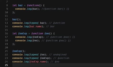 javascript named function vs variable