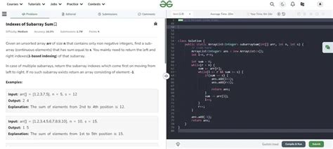 Javascript Online Test Geeksforgeeks