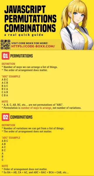 Javascript Permutations And Combinations