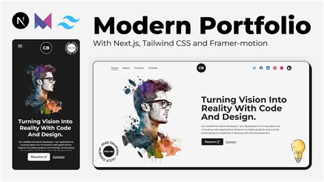 Javascript Portfolio Templates