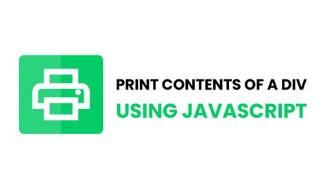 Javascript Print Div With Css