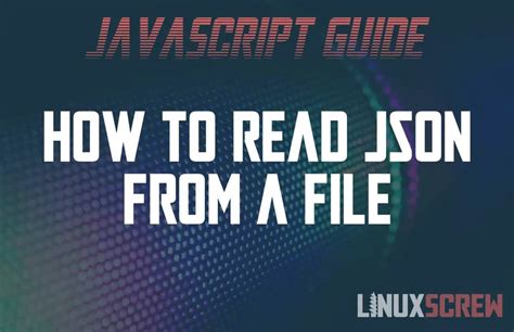 Javascript Read Write Local Json File