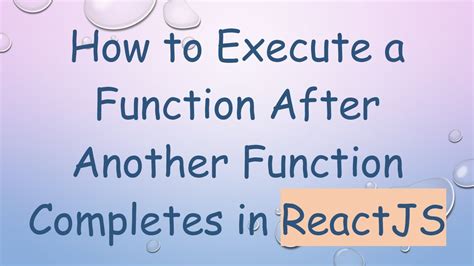 javascript run function after another function completes