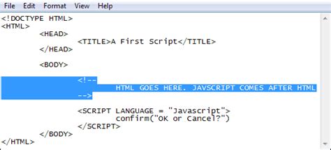 javascript script tag example