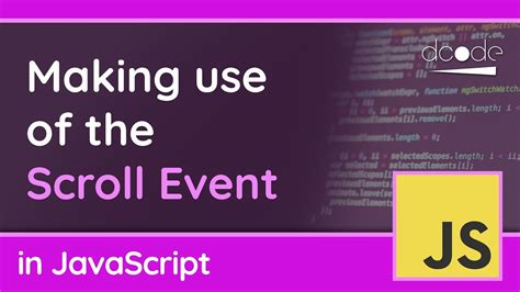 Javascript Scroll Change Event