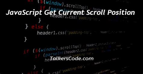 Javascript Scroll Get Data