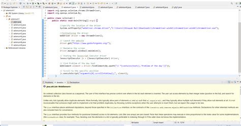 Javascript Scroll Into View Selenium