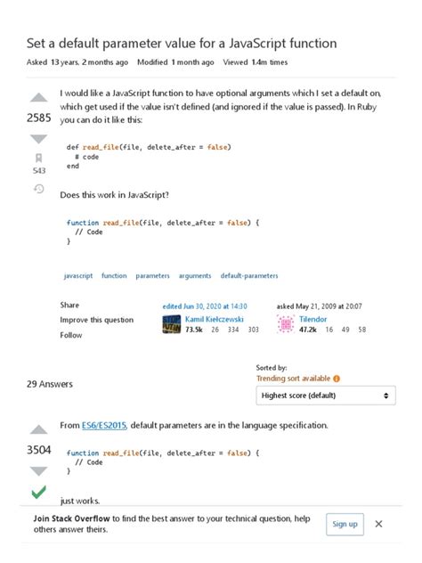 javascript set default value function parameter