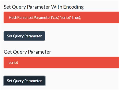 javascript set query parameters in url