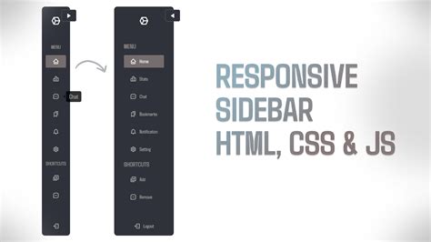 Javascript Slide Sidebar