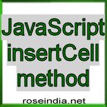 Javascript Table Insertcell