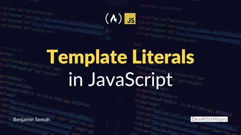 Javascript Template Literal Function Call
