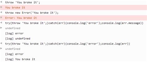 Javascript Throw Error Stack Overflow