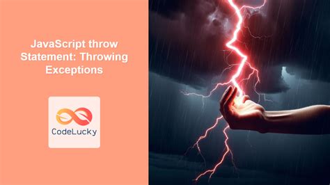 Javascript Throw Error With Message