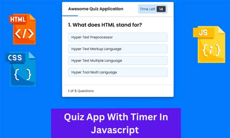 Javascript Timer For Quiz