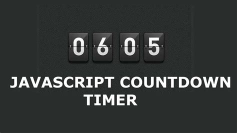 Javascript Timer Measure
