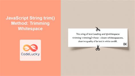 Javascript Trim And Split