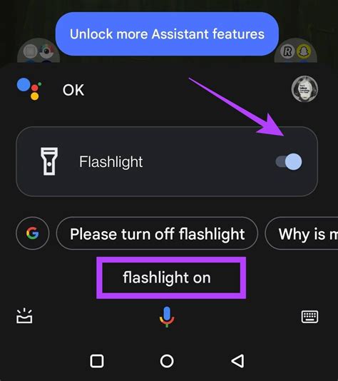 Javascript Turn On Flashlight