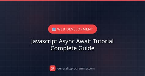 javascript tutorial async await