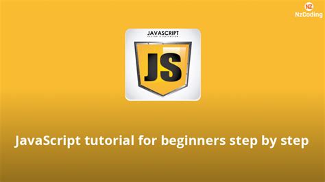 javascript tutorial for beginners step by step